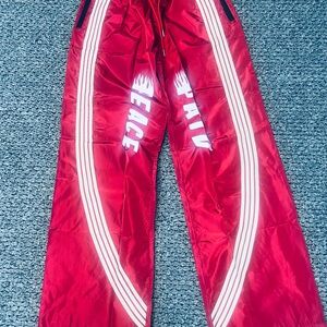 Red Kids Pajamas with Peace Print